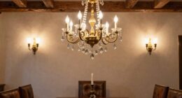 european inspired dining lighting