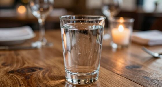 european restaurant water options