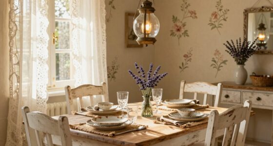 french inspired textured lighting