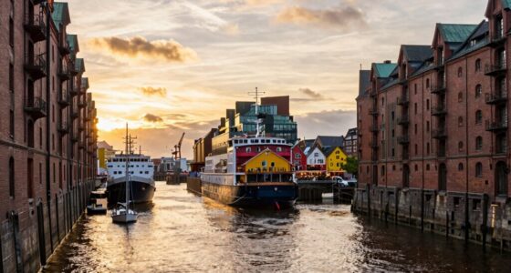 hamburg s canals and harbor