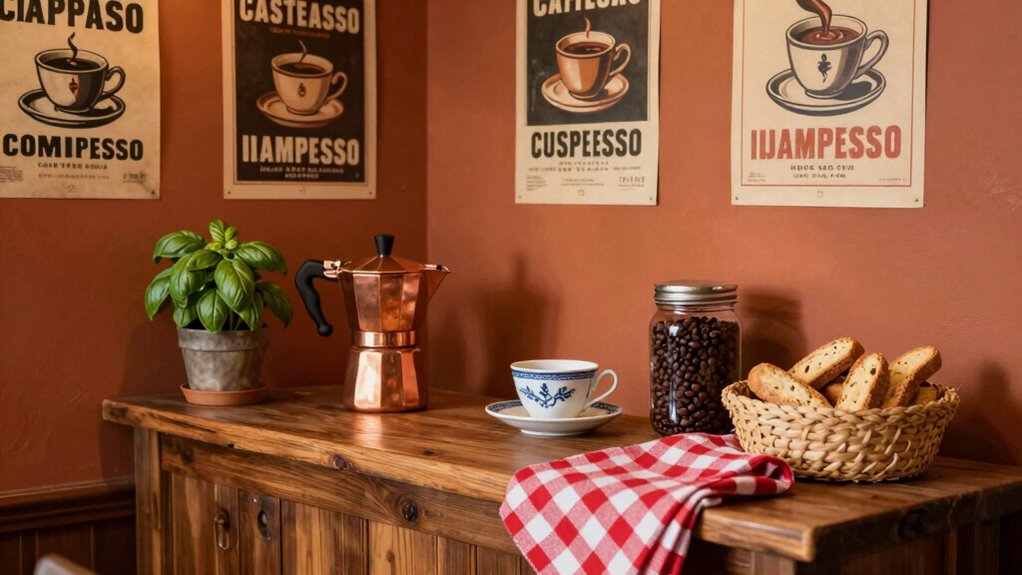 italian coffee corner essentials