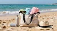 light efficient beach packing