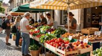 local produce shopping experience