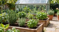 mediterranean herb garden setup