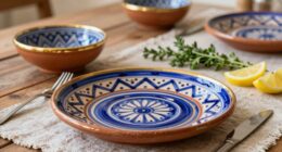 mediterranean inspired dinnerware selection