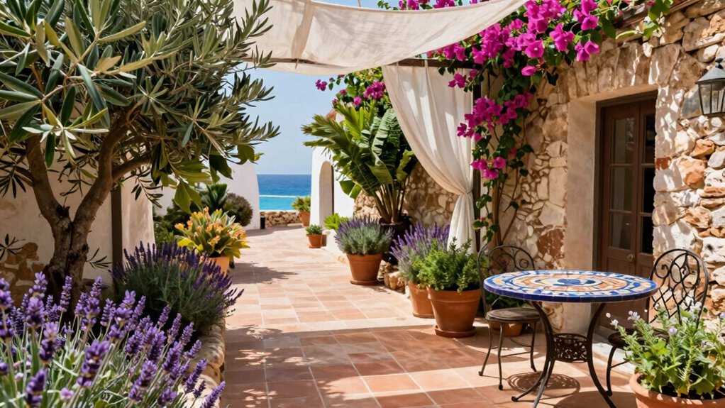 mediterranean outdoor living ideas