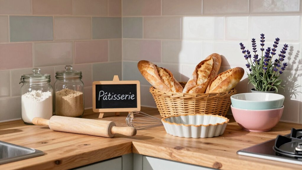 organized french baking sanctuary