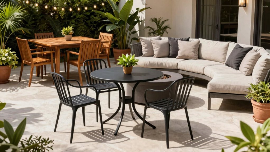 outdoor furniture material options