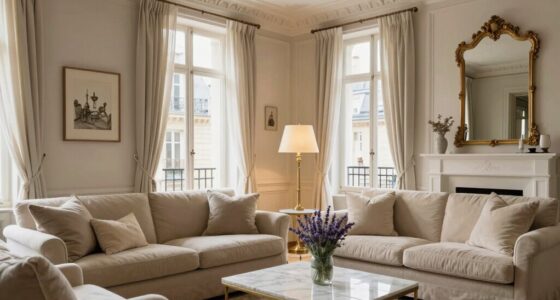 parisian inspired living room