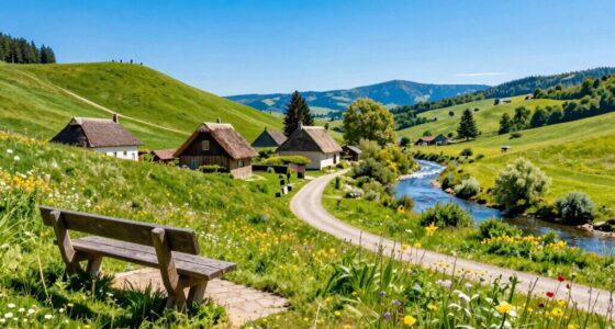 relaxing rural escape