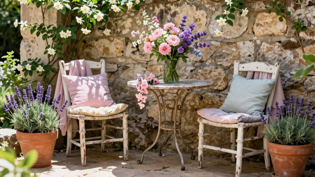 rustic mediterranean garden charm