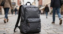 secure travel backpack features
