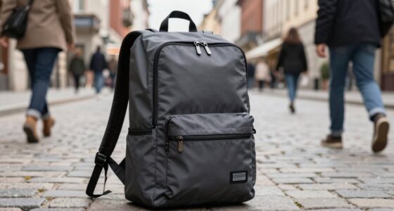 secure travel backpack features