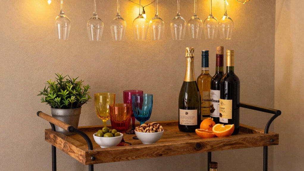 stylish inviting aperitivo setup