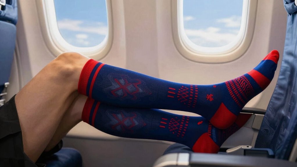 stylish supportive travel compression