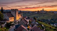 sunrise or sunset sightseeing