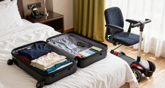 travel packing for mobility aids