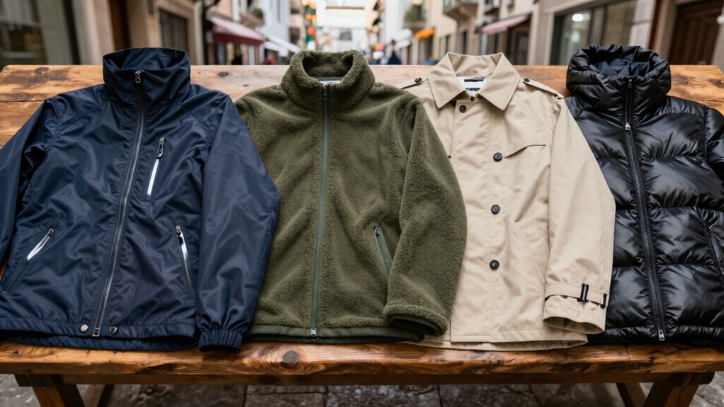 versatile layered travel jackets