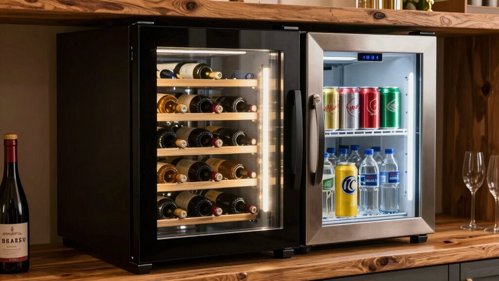 wine preservation versus beverage cooling